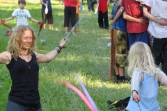 Poi spinning at Common Ground Festival